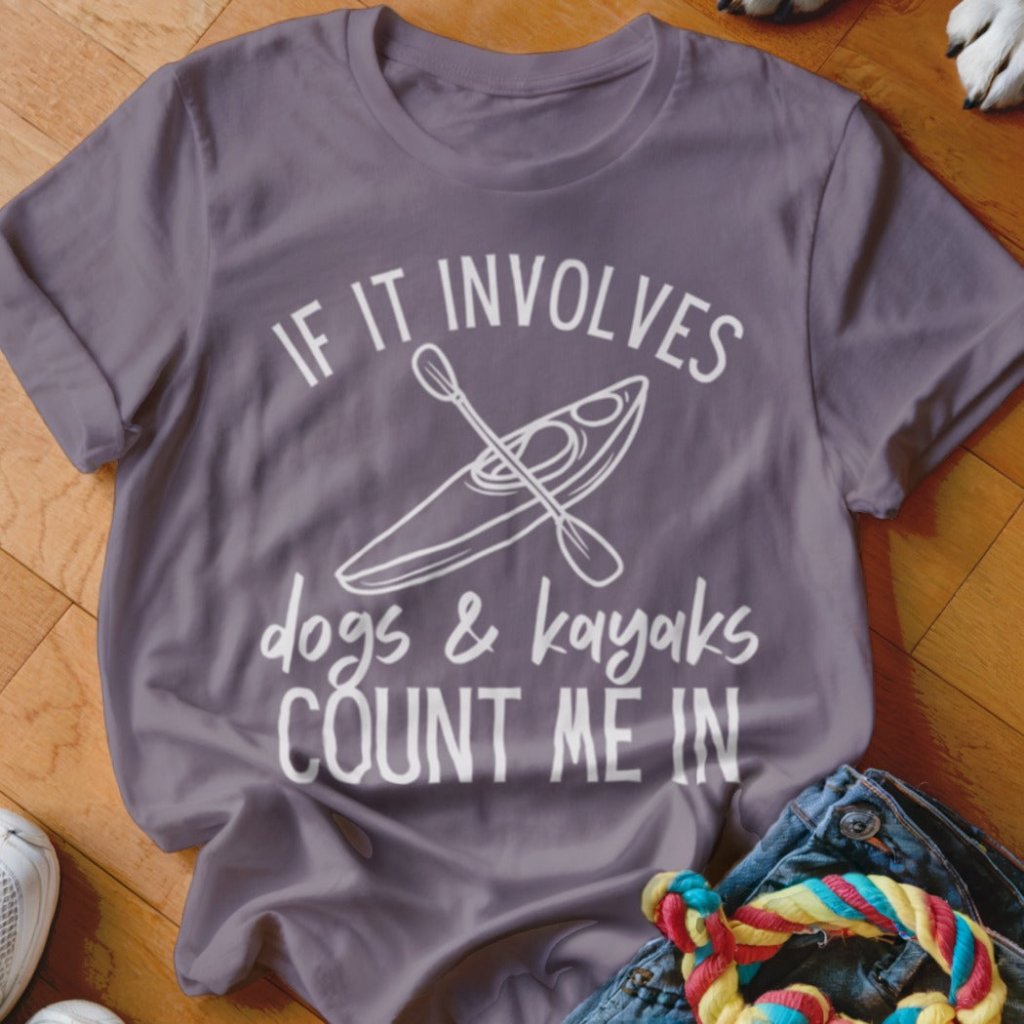 Dogs & Kayaks Shirt - The Pawsitive Initiative