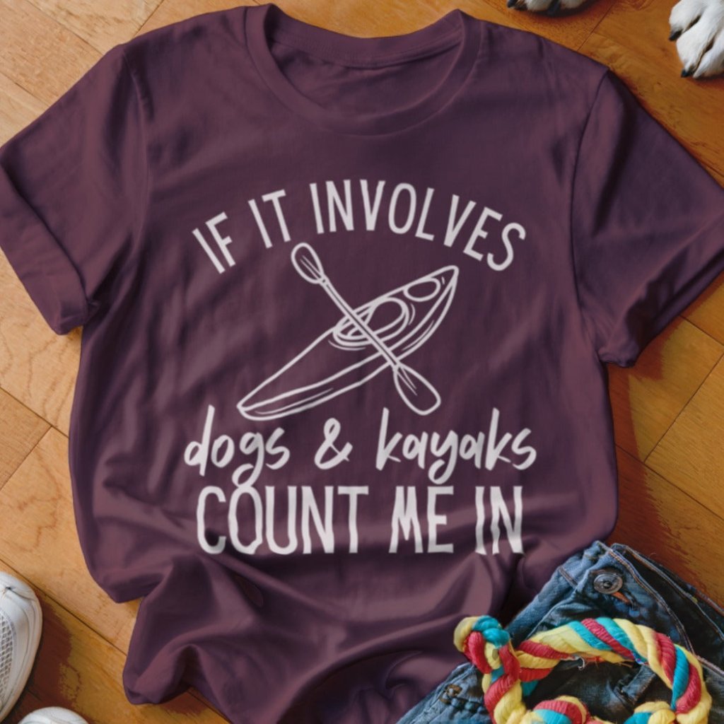 Dogs & Kayaks Shirt - The Pawsitive Initiative