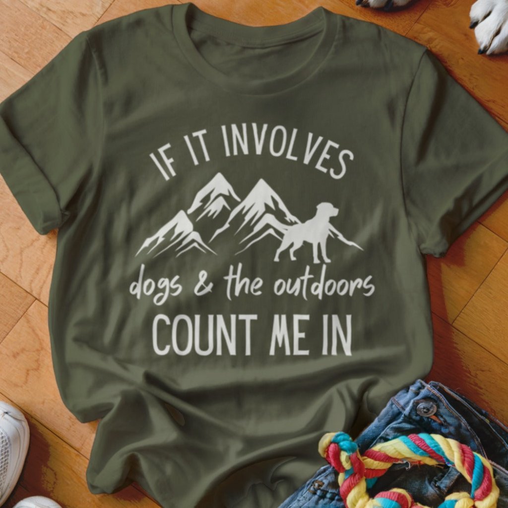 Dogs & Outdoors Shirt - The Pawsitive Initiative