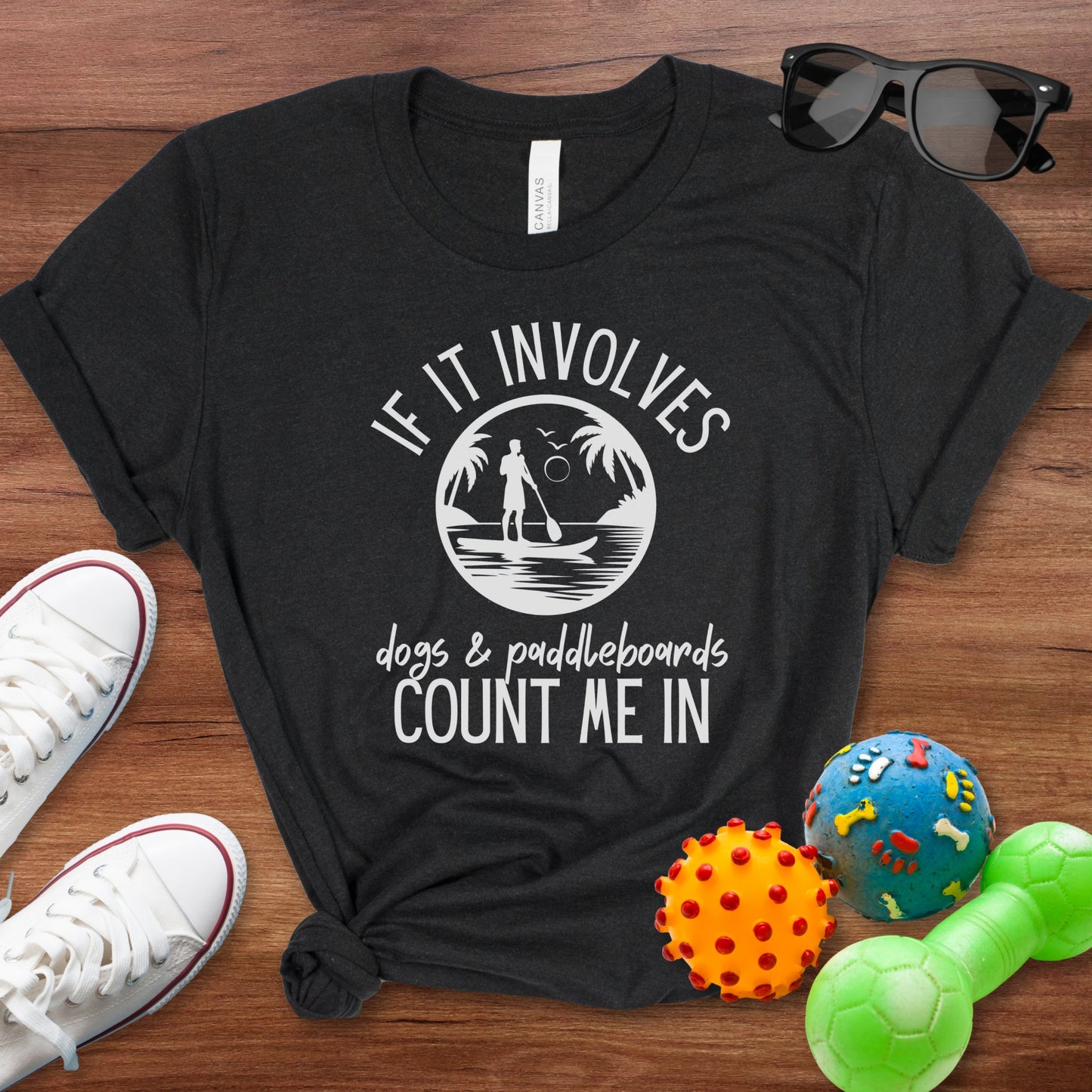 Dogs & Paddleboards Shirt - The Pawsitive Initiative