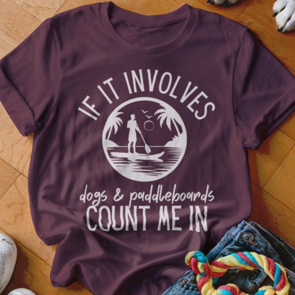 Dogs & Paddleboards Shirt - The Pawsitive Initiative