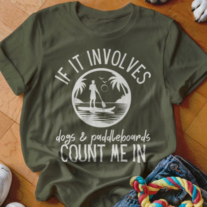 Dogs & Paddleboards Shirt - The Pawsitive Initiative