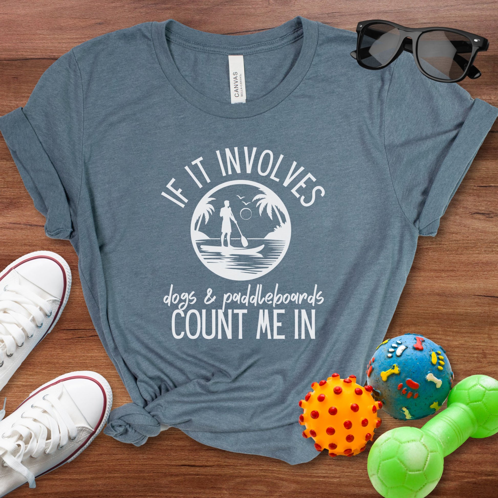 Dogs & Paddleboards Shirt - The Pawsitive Initiative