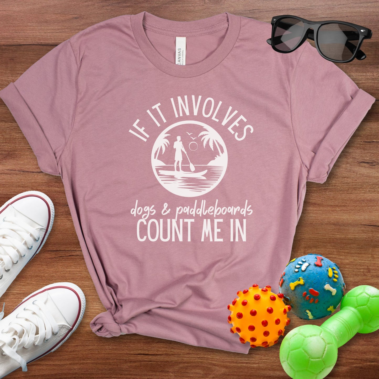 Dogs & Paddleboards Shirt - The Pawsitive Initiative