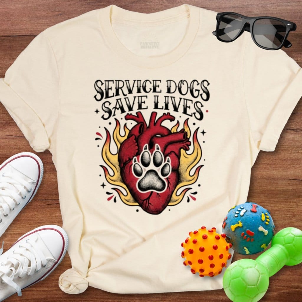Dogs Save Lives Shirt - The Pawsitive Initiative