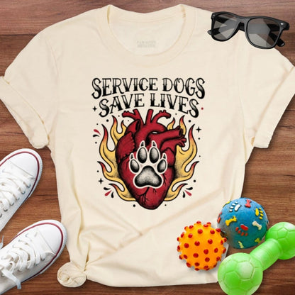 Dogs Save Lives Shirt - The Pawsitive Initiative