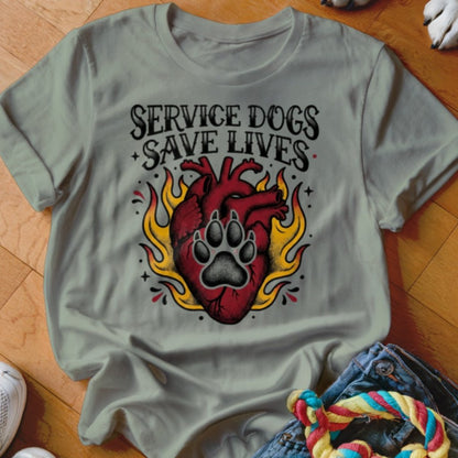 Dogs Save Lives Shirt - The Pawsitive Initiative