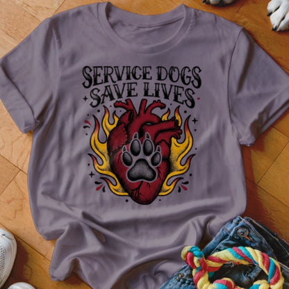 Dogs Save Lives Shirt - The Pawsitive Initiative