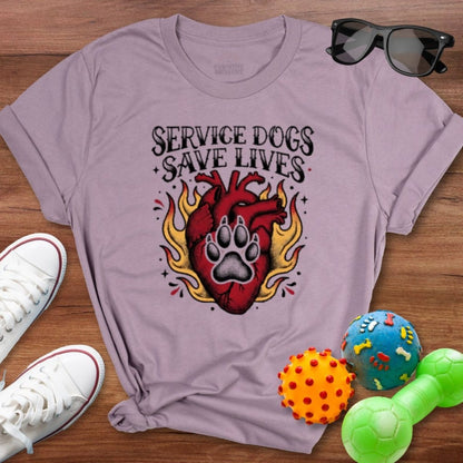 Dogs Save Lives Shirt - The Pawsitive Initiative