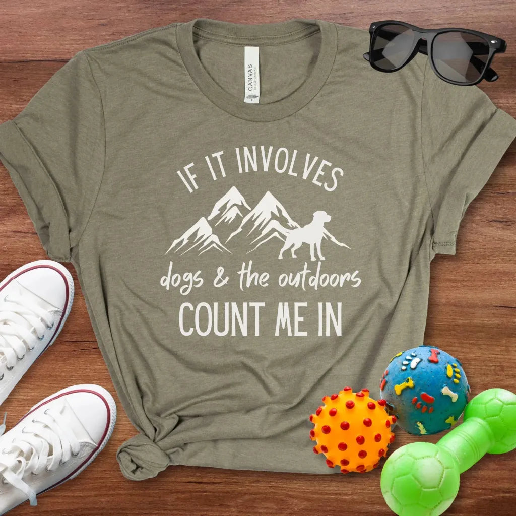 Dogs & The Outdoors Shirt - The Pawsitive Initiative