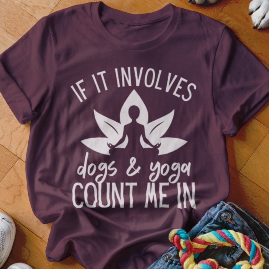 Dogs & Yoga Shirt - The Pawsitive Initiative