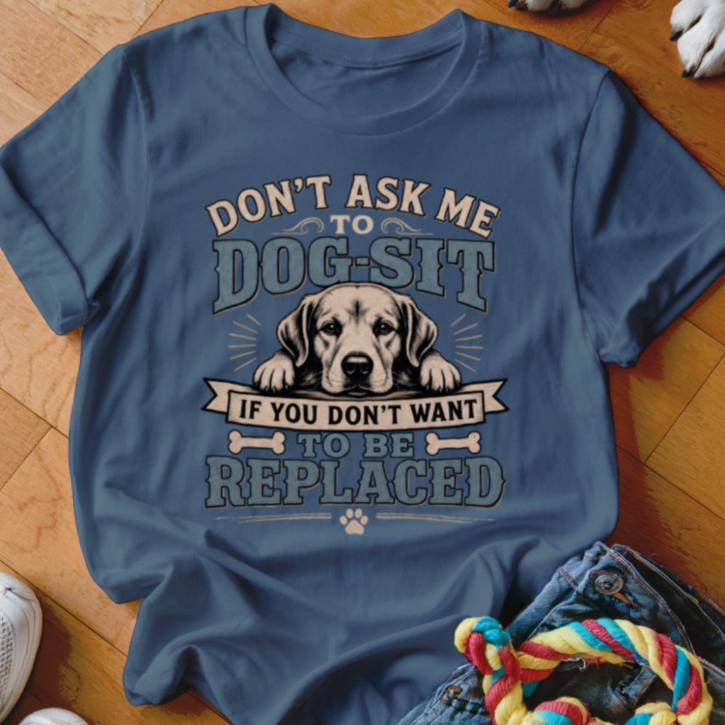 Don't Want To Be Replaced Shirt - The Pawsitive Initiative
