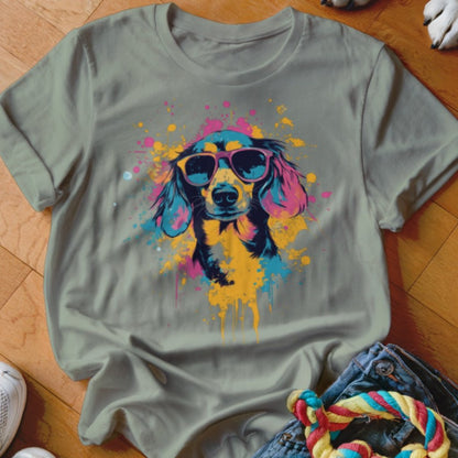 Doxie Color Splash Shirt - The Pawsitive Initiative