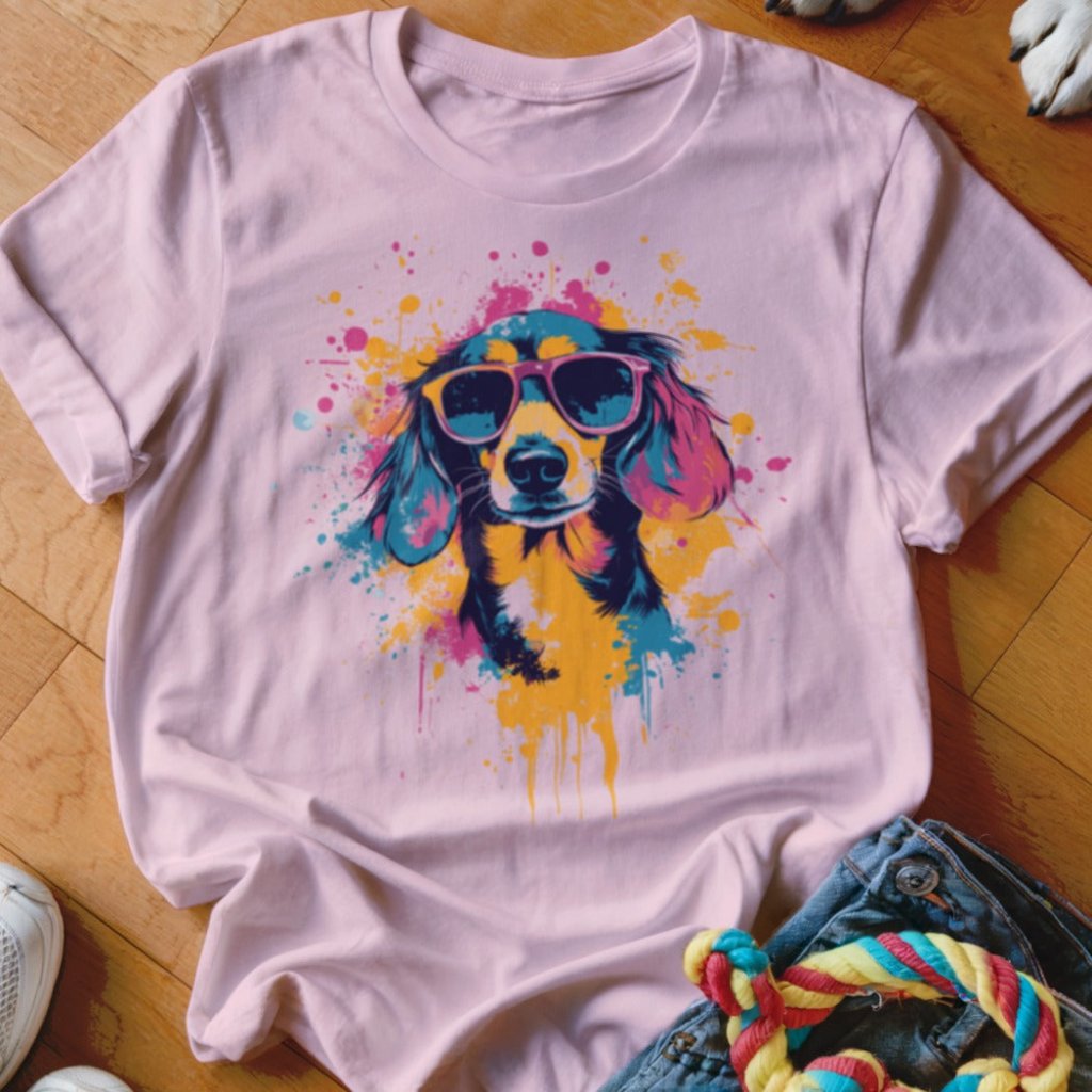 Doxie Color Splash Shirt - The Pawsitive Initiative