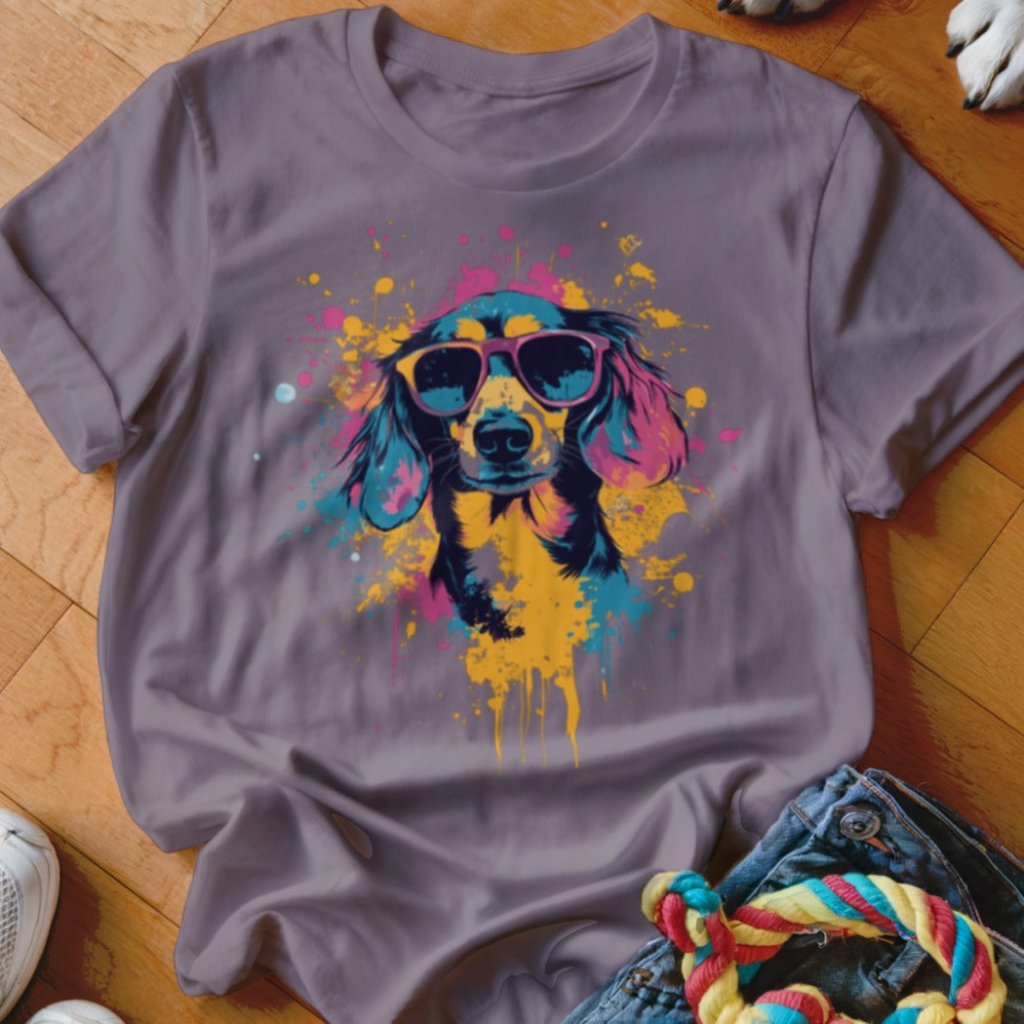 Doxie Color Splash Shirt - The Pawsitive Initiative