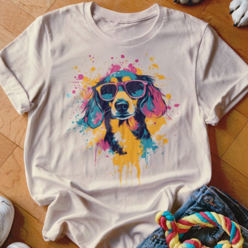 Doxie Color Splash Shirt - The Pawsitive Initiative