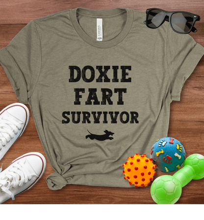 Doxie Fart Survivor Shirt - The Pawsitive Initiative