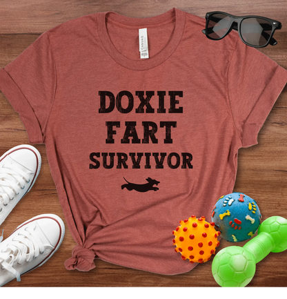 Doxie Fart Survivor Shirt - The Pawsitive Initiative