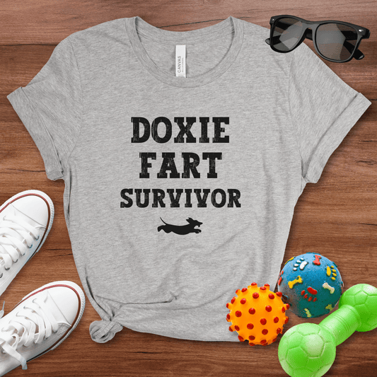 Doxie Fart Survivor Shirt - The Pawsitive Initiative