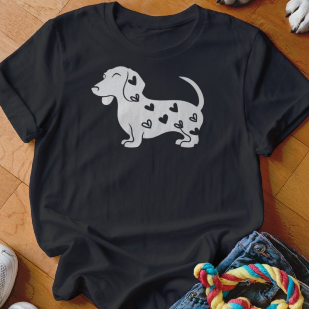 Doxie Hearts Shirt - The Pawsitive Initiative