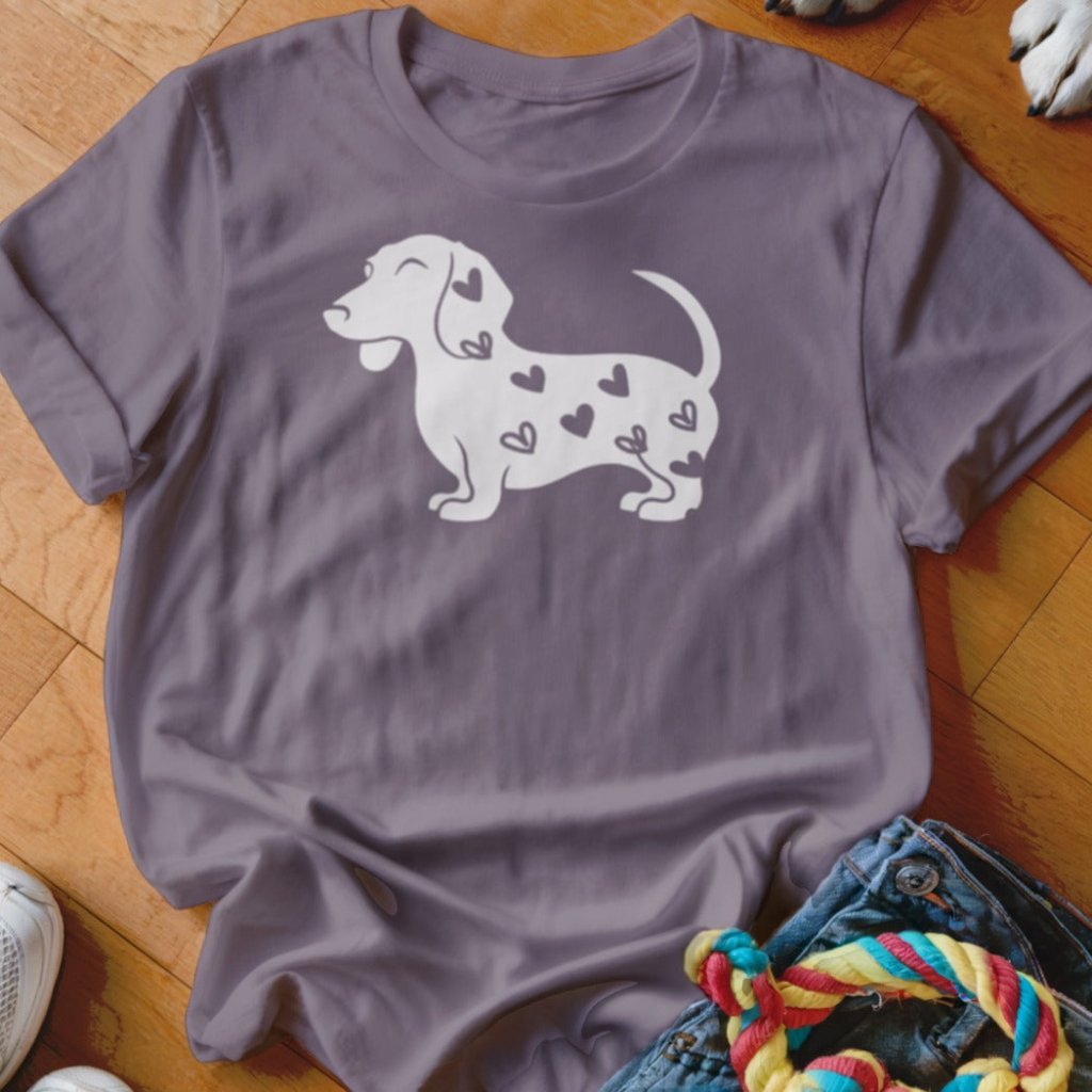 Doxie Hearts Shirt - The Pawsitive Initiative