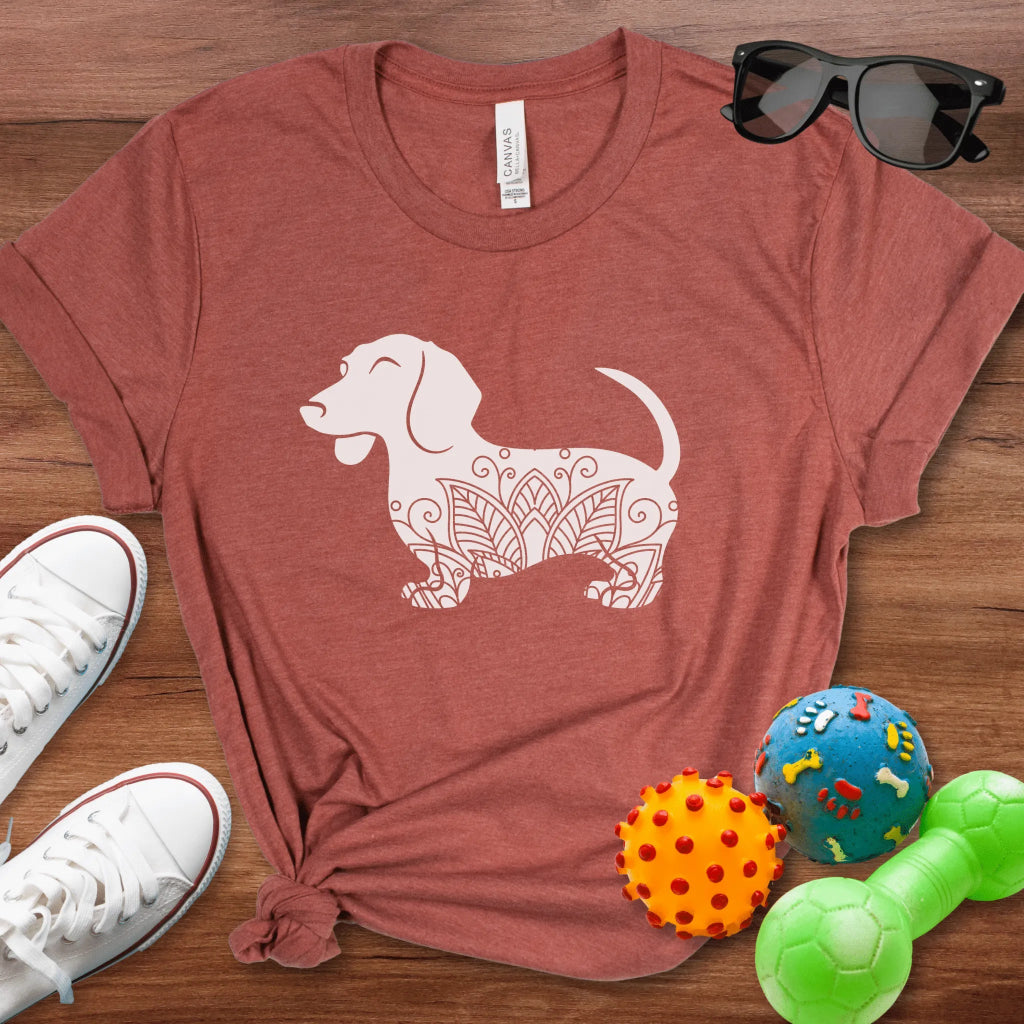 Doxie Lotus Shirt - The Pawsitive Initiative