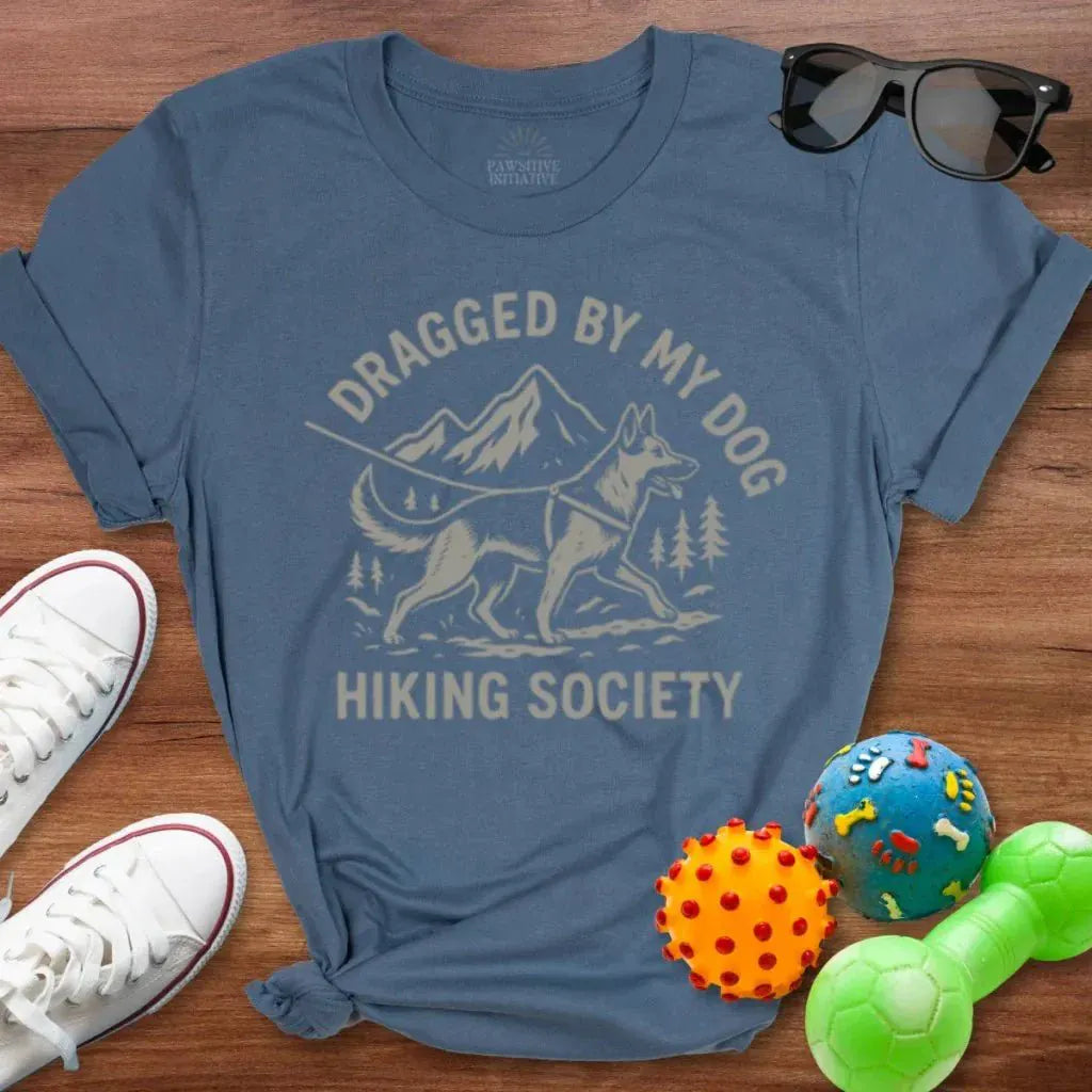 Dragged By My Dog Shirt - The Pawsitive Initiative