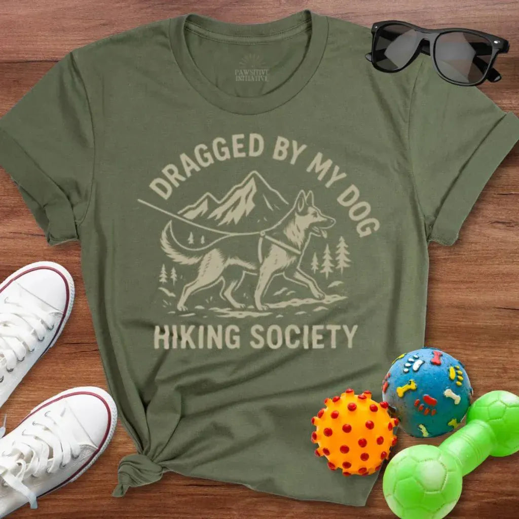 Dragged By My Dog Shirt - The Pawsitive Initiative