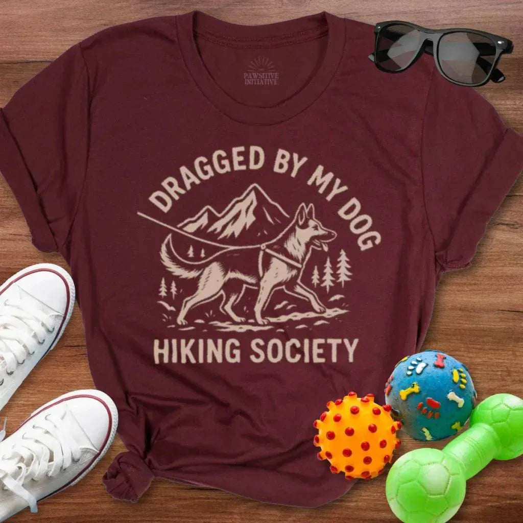 Dragged By My Dog Shirt - The Pawsitive Initiative