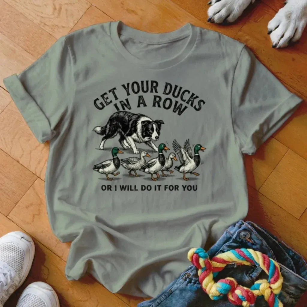 Ducks in a Row Shirt - The Pawsitive Initiative