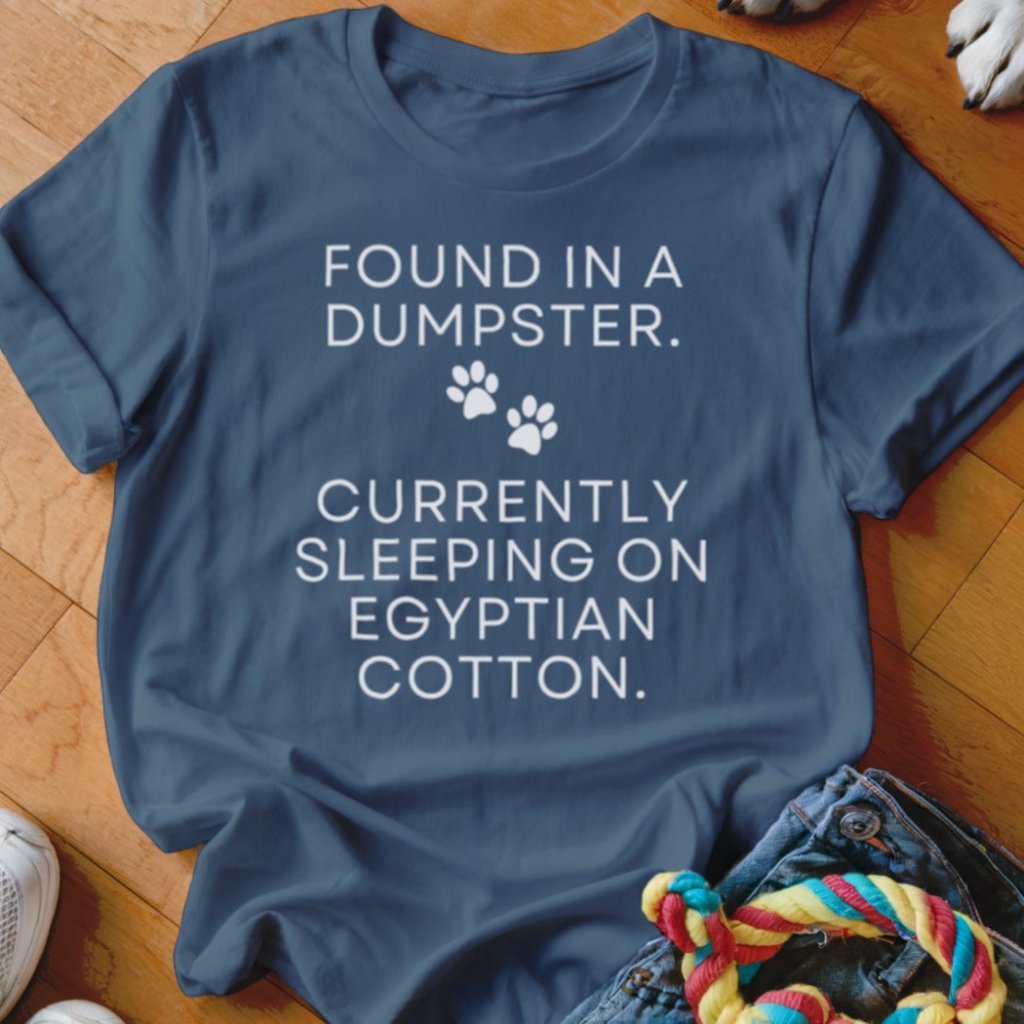 Dumpster to Egyptian Cotton Shirt - The Pawsitive Initiative