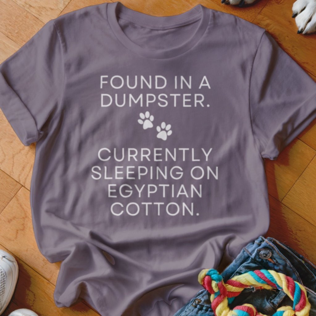 Dumpster to Egyptian Cotton Shirt - The Pawsitive Initiative