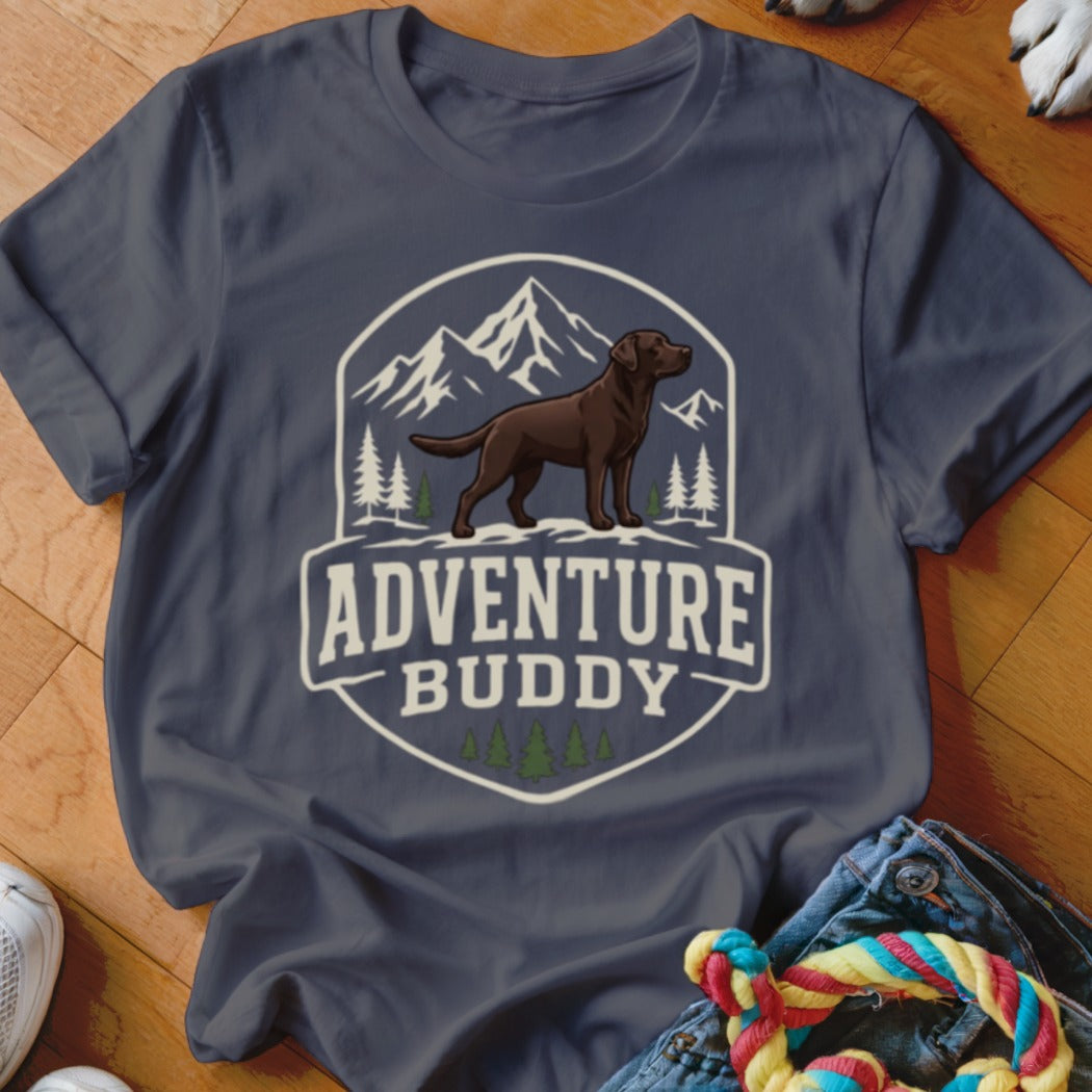 Adventure Buddy Chocolate Lab Shirt