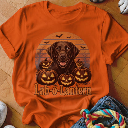 Lab-o-Lantern Chocolate Lab Shirt