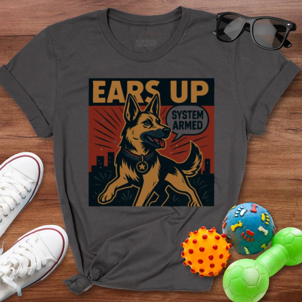 Ears Up Comic Shirt - The Pawsitive Initiative