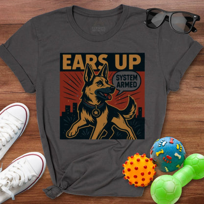 Ears Up Comic Shirt - The Pawsitive Initiative