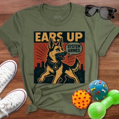Ears Up Comic Shirt - The Pawsitive Initiative