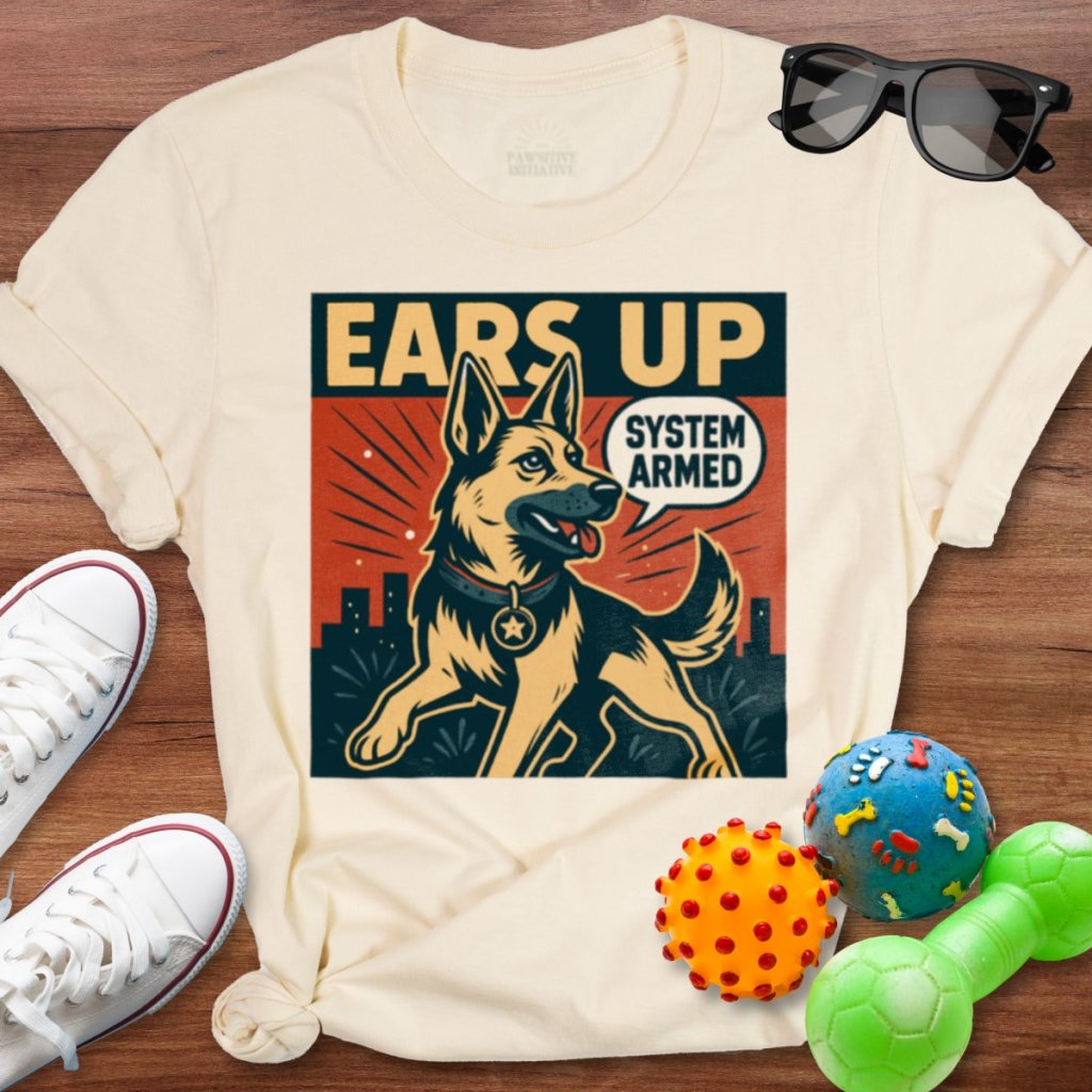 Ears Up Comic Shirt - The Pawsitive Initiative