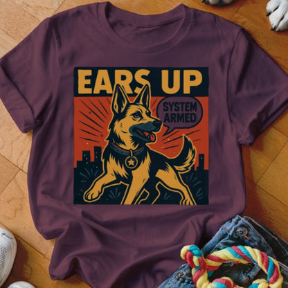 Ears Up Comic Shirt - The Pawsitive Initiative