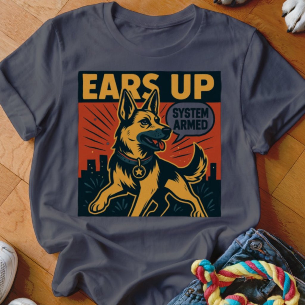 Ears Up Comic Shirt - The Pawsitive Initiative