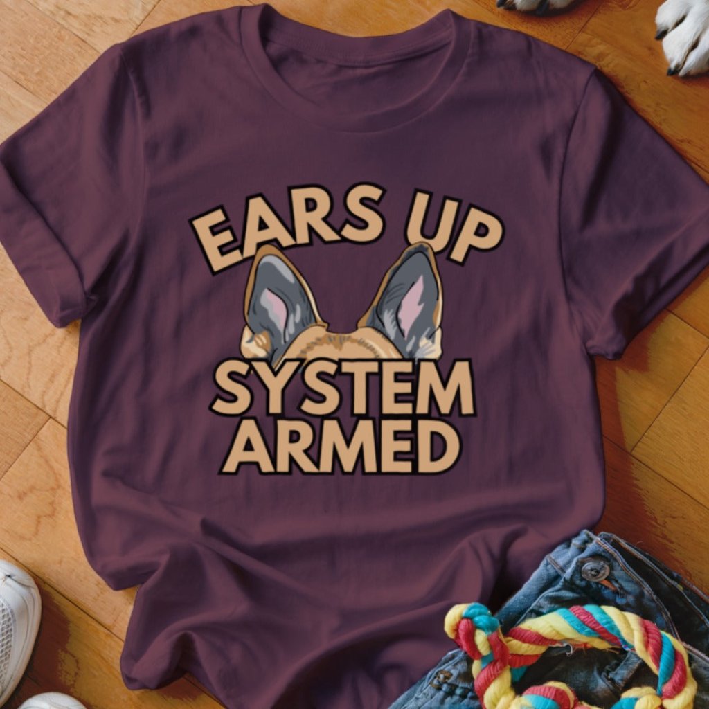 Ears Up GSD Color Shirt - The Pawsitive Initiative