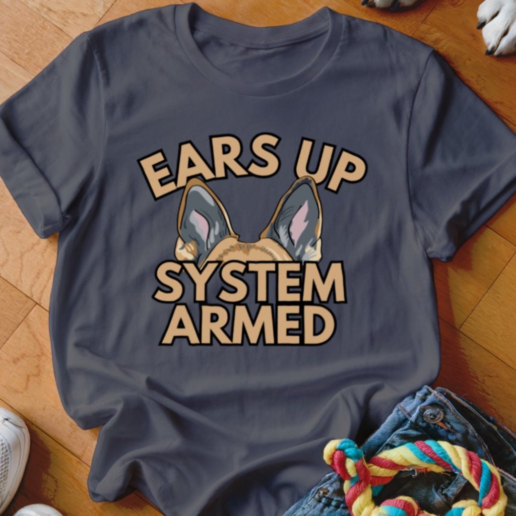 Ears Up GSD Color Shirt - The Pawsitive Initiative
