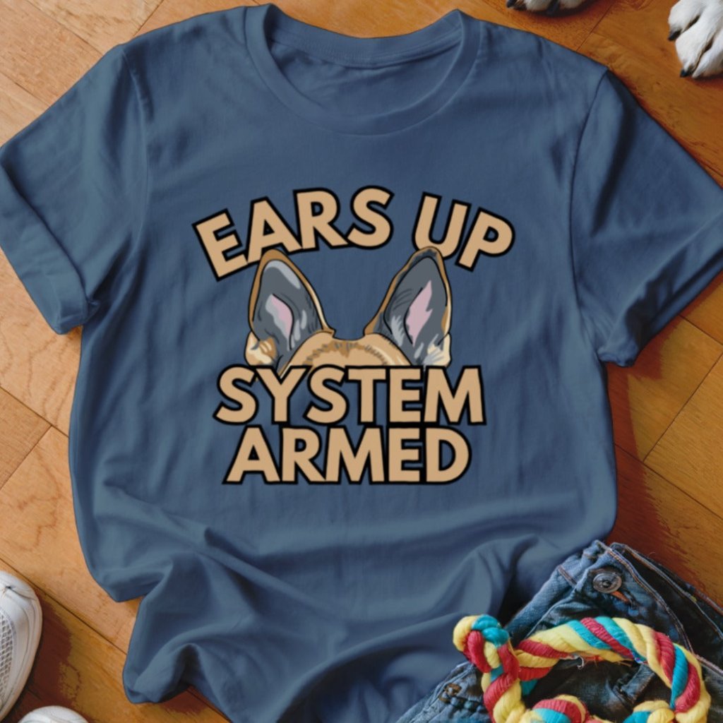 Ears Up GSD Color Shirt - The Pawsitive Initiative