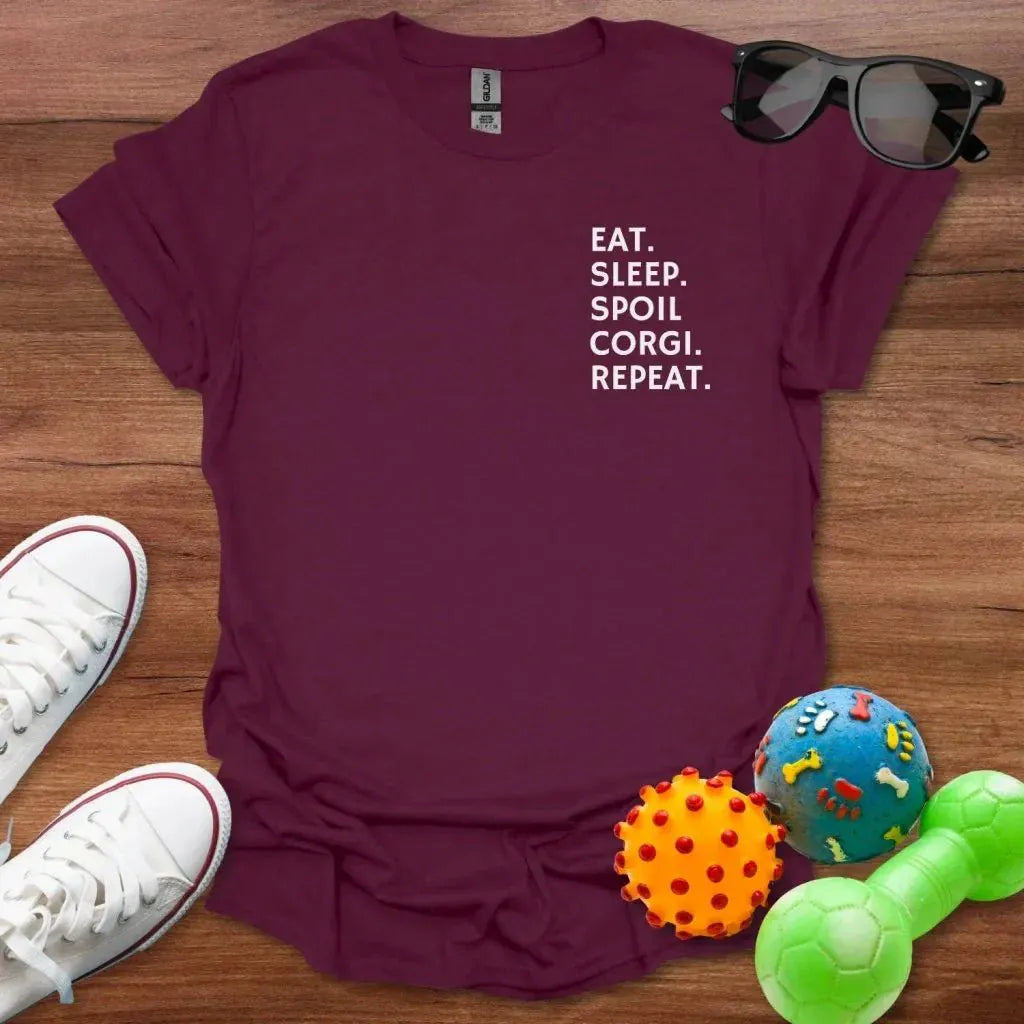 Eat Sleep Spoil Corgi Shirt - The Pawsitive Initiative