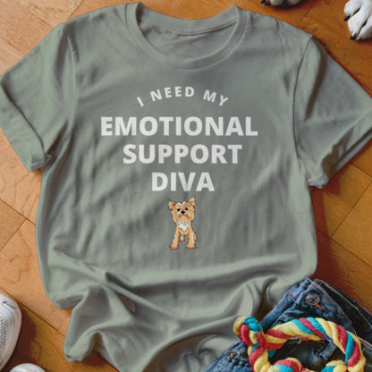 Emotional Support Diva Shirt - The Pawsitive Initiative