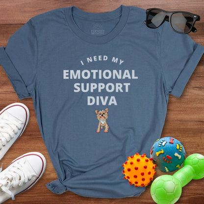 Emotional Support Diva Shirt - The Pawsitive Initiative
