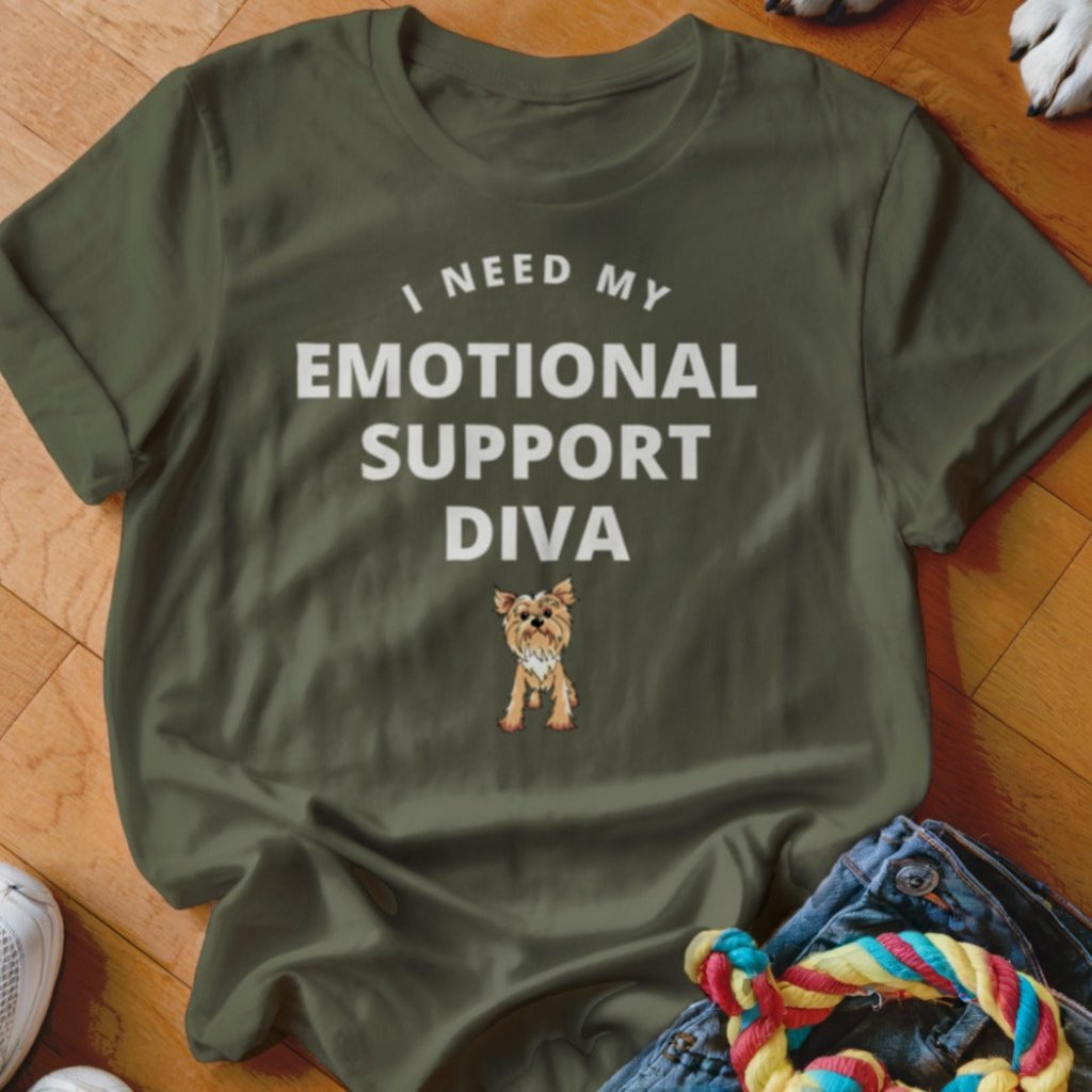 Emotional Support Diva Shirt - The Pawsitive Initiative