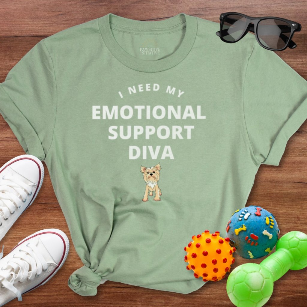 Emotional Support Diva Shirt - The Pawsitive Initiative