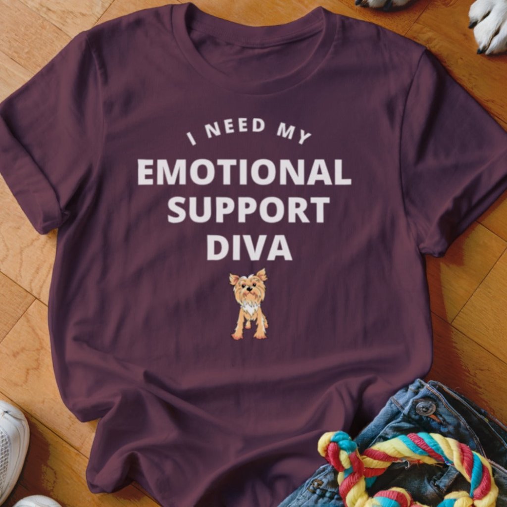 Emotional Support Diva Shirt - The Pawsitive Initiative