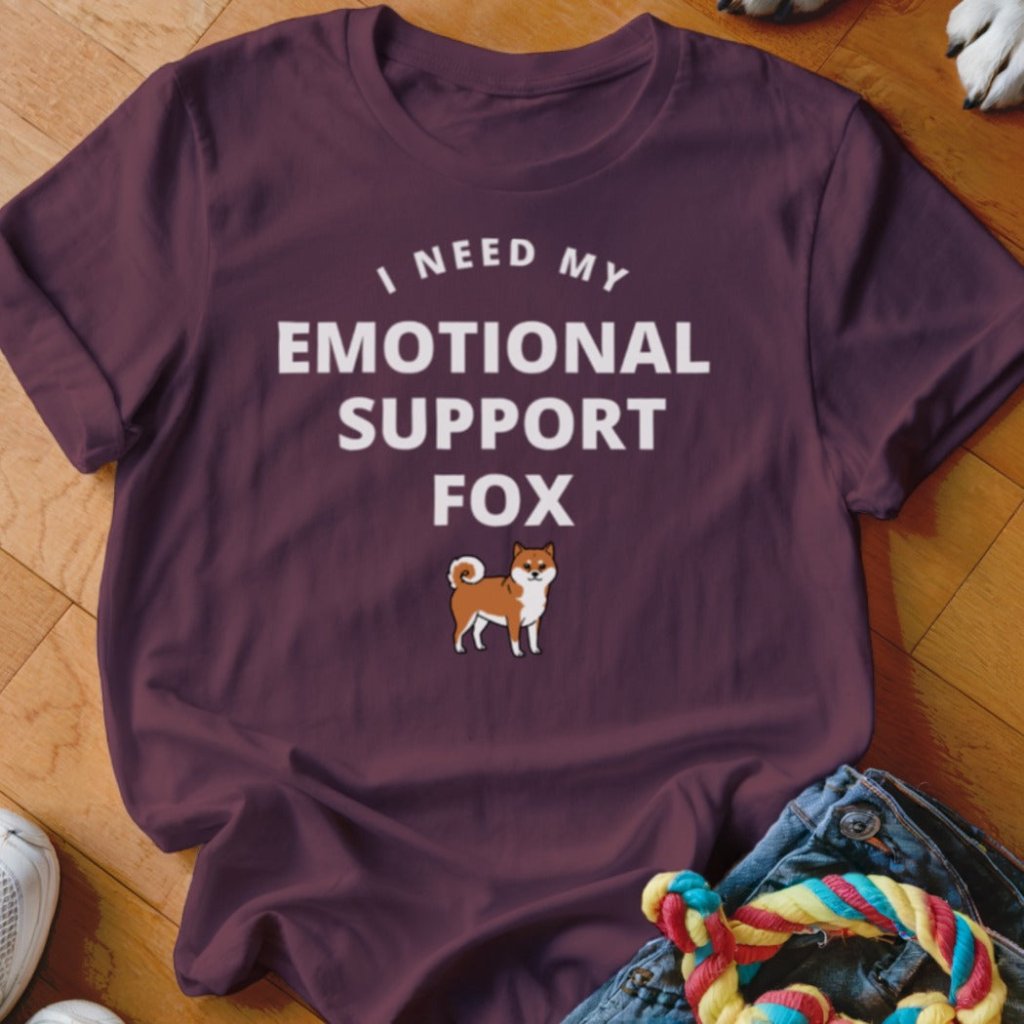 Emotional Support Fox Shirt - The Pawsitive Initiative